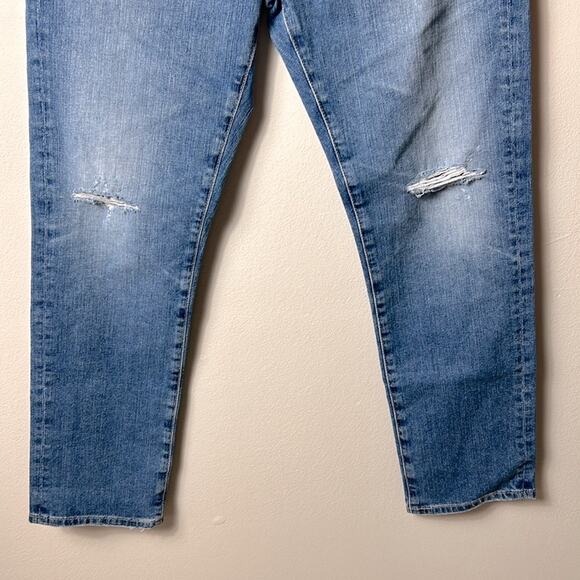 NEW AG Adriano Goldschmied Ex-Boyfriend slouchy slim ripped knee jeans - Picture 6 of 16